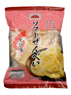 ソフトせんべい えび味