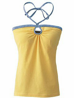 カップ付リボンホルダーネック(クリーム)