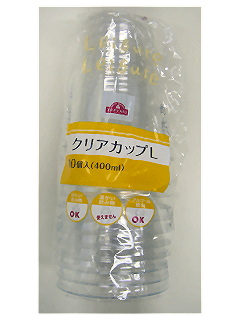クリアカップ L 400ml