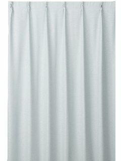 :厚地カーテン 無地シャンタン ブルーグリーン 2枚組