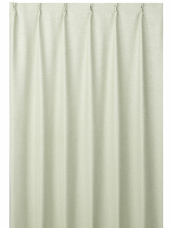 :厚地カーテン 無地シャンタン ペールグリーン 2枚組